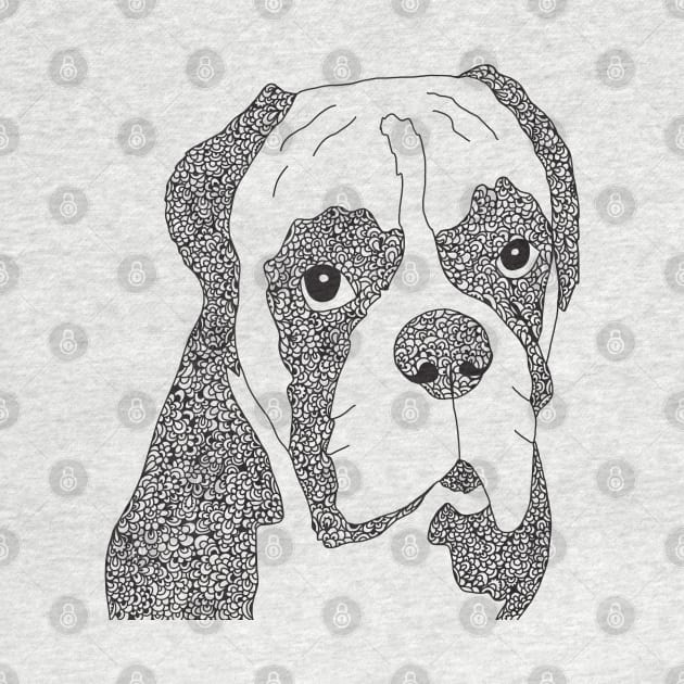 Boxer Dog by HayleyLaurenDesign
